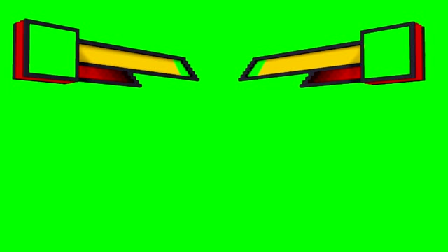 3D Stamina bar for fight green screen