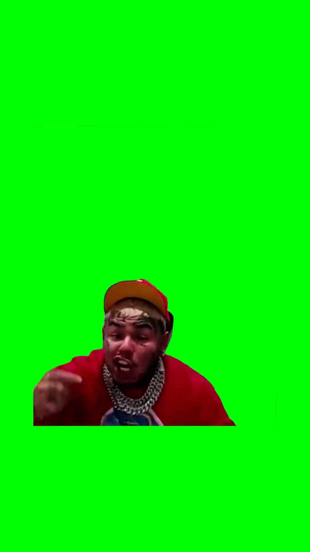 6ix9ine i walk them down green screen