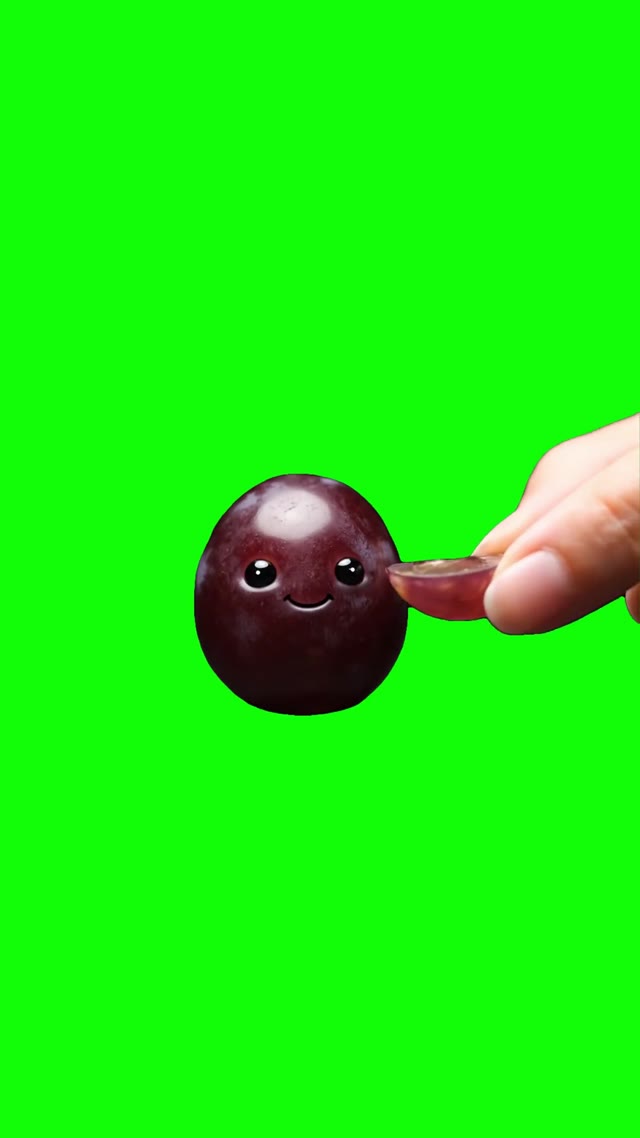 AI Niche Fruit  green screen