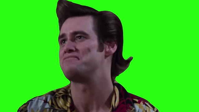 Activism yeah Jim Carrey Funny Expression green screen