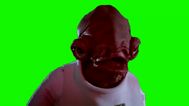Admiral Ackbar its a Trap green screen