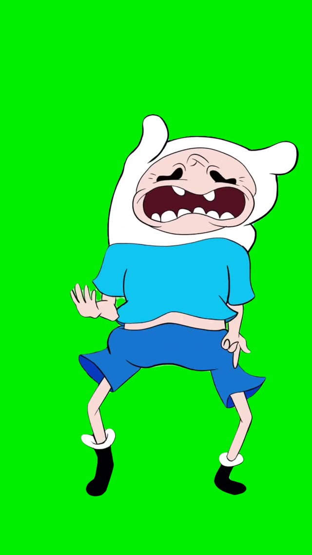 Adventure Character Dancing green screen