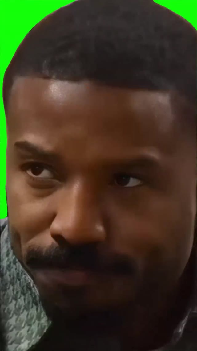 Agreeing sadly green screen