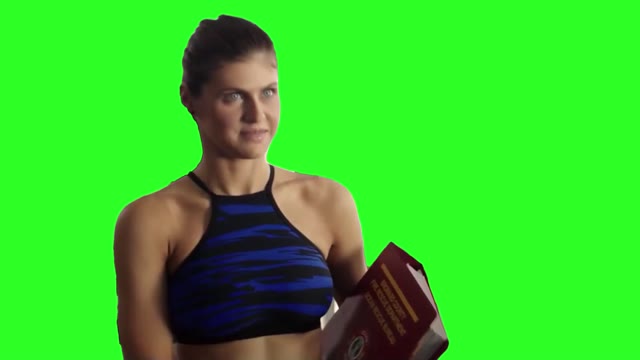 Alexandra Daddario BayWatch Boobs green screen