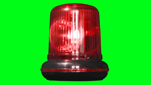 Ambulance Or Police Siren green screen