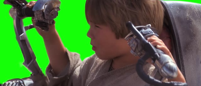 Anakin Skywalker its working its working green screen