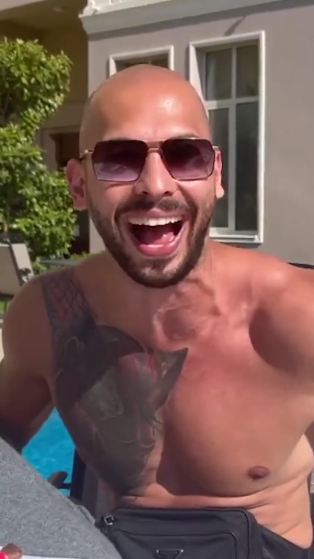 Andrew tate Someone had to flop the burgers green screen