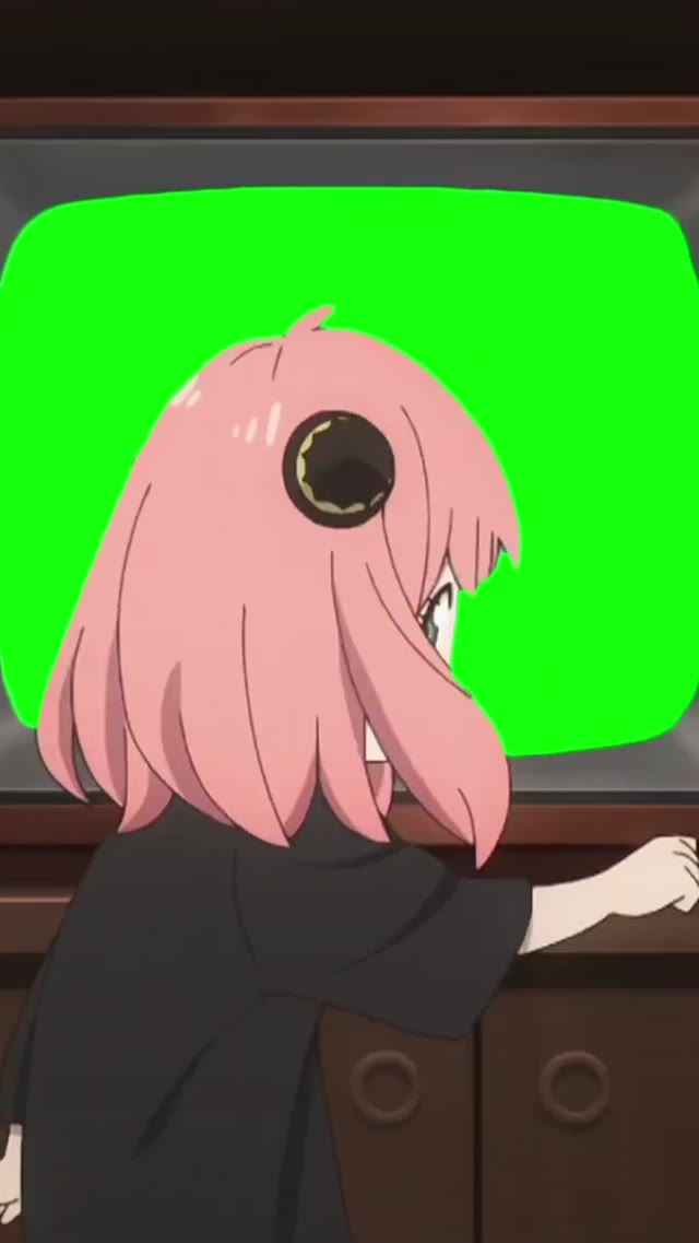 Anya Forger Opening green screen