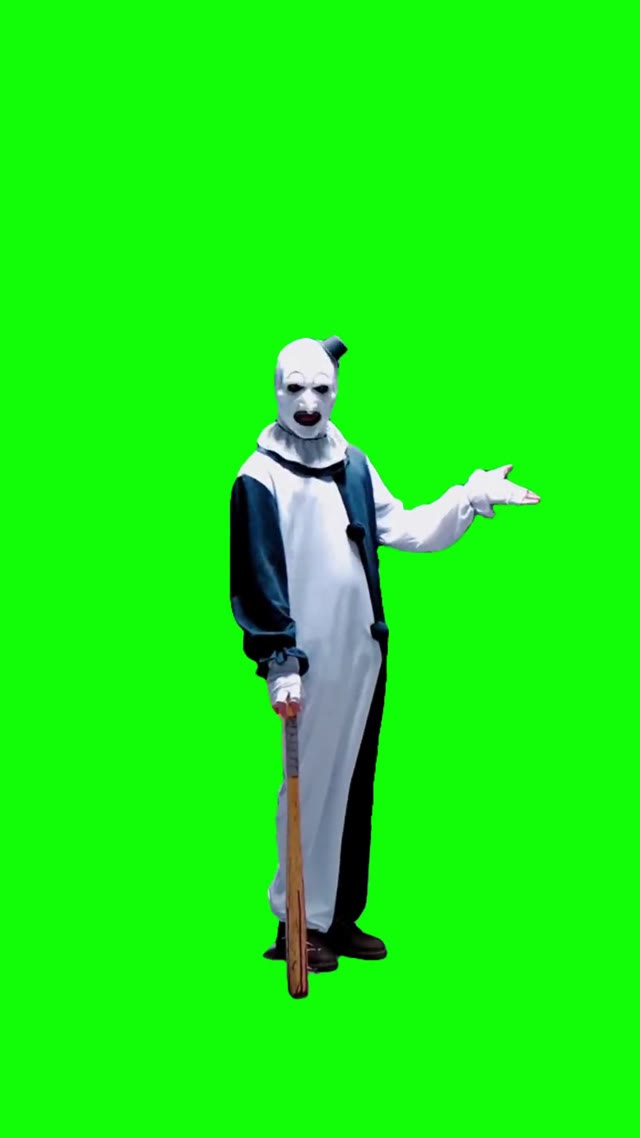 Art The Clown Dance green screen