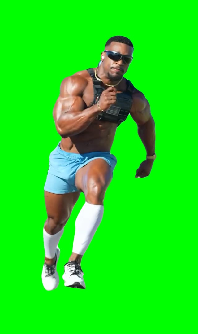 Ashton hall running green screen