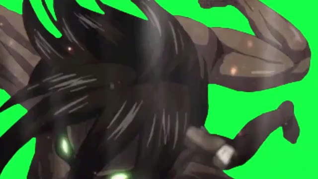 Attack on Titan green screen