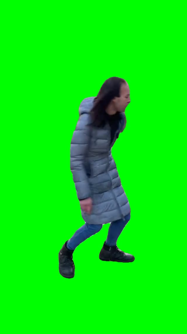 Awkward Dance green screen