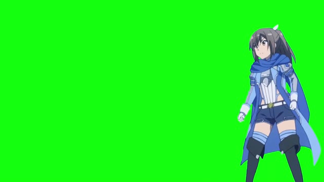 BOFURI Maple green screen