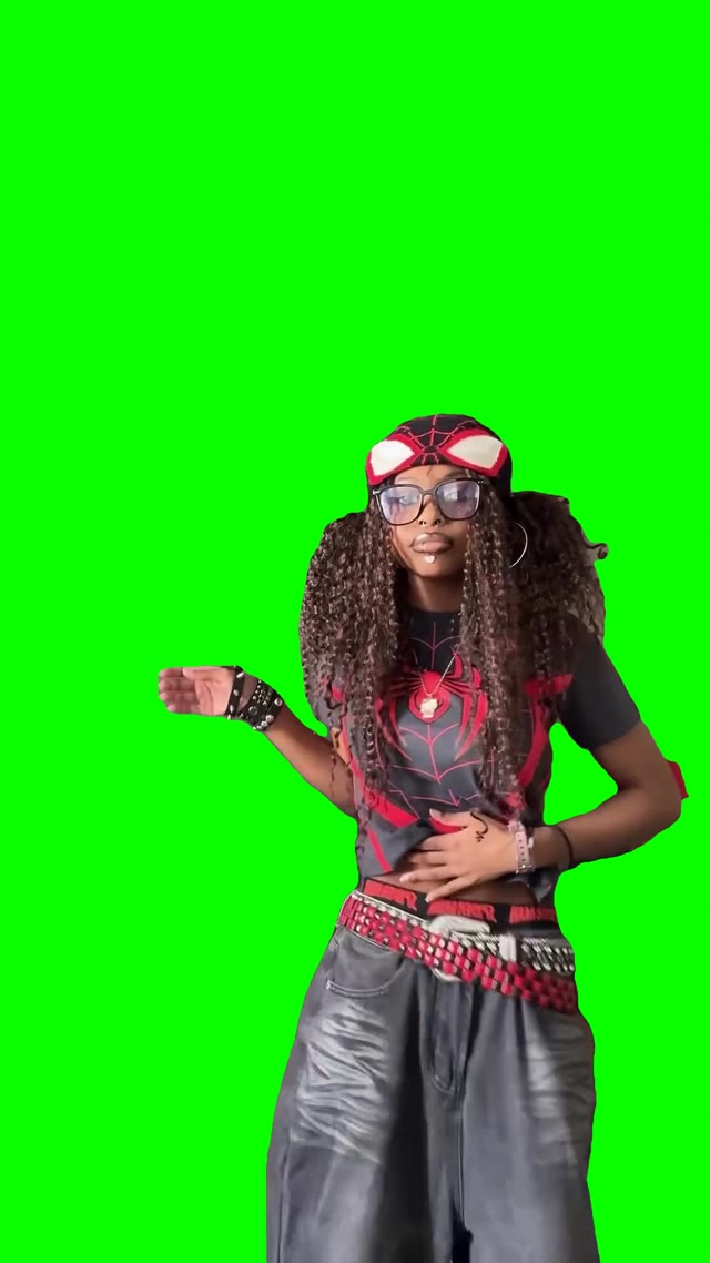 Belly Dancer green screen