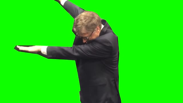 Bill Gates Dab green screen