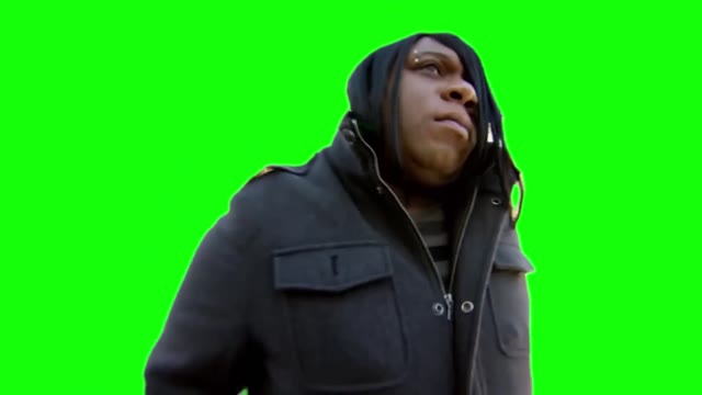 Black Emo Man MTV Catfish green screen
