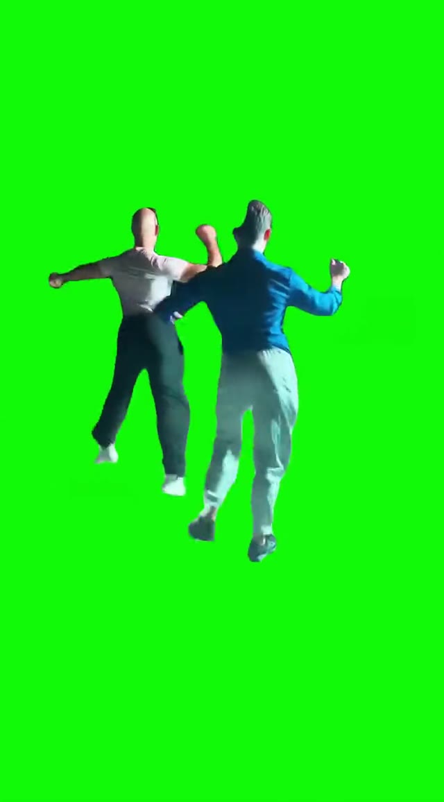Blue Shirt Guy amp Bottom G green screen