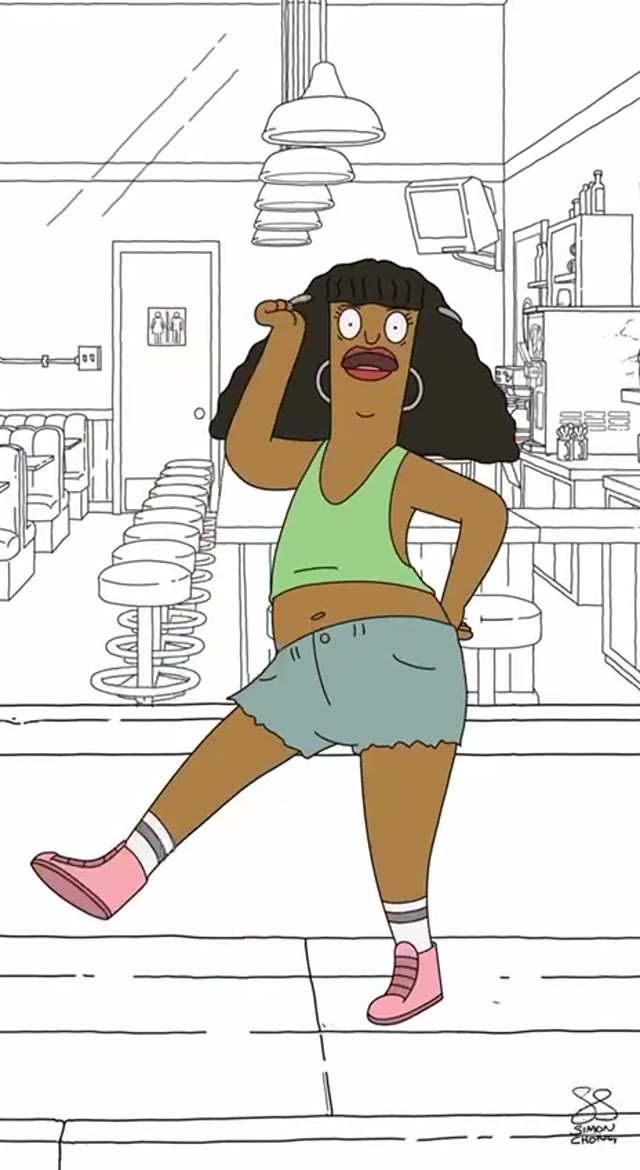 Bobs burger body dance green screen