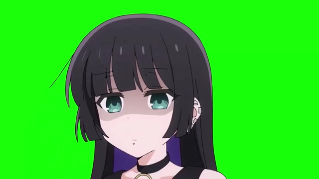 Bocchi The Rock PA san saying hello green screen