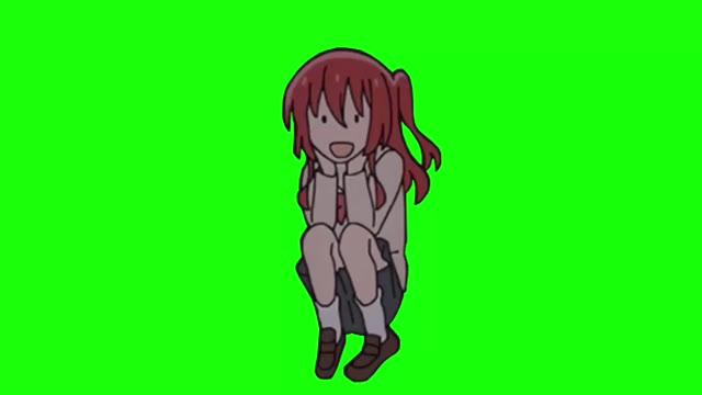 Bocchi The Rock Simple Ikuyo chan green screen