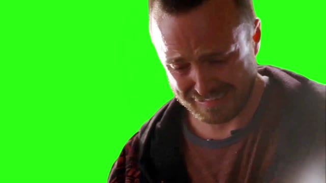 Breaking Bad Jesse Crying green screen