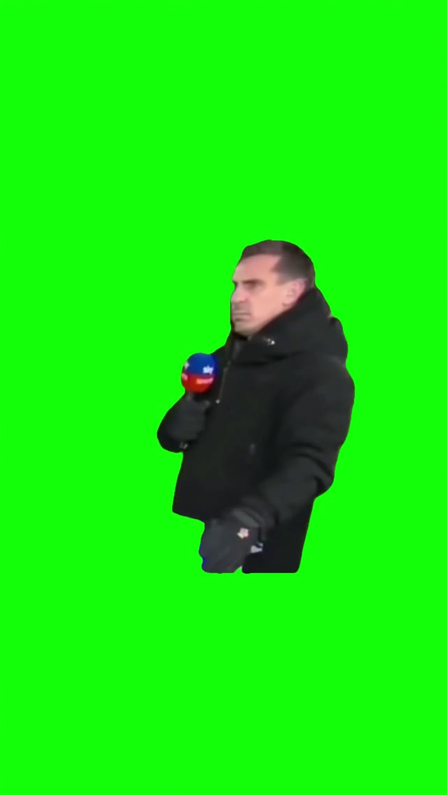 Bro confused green screen