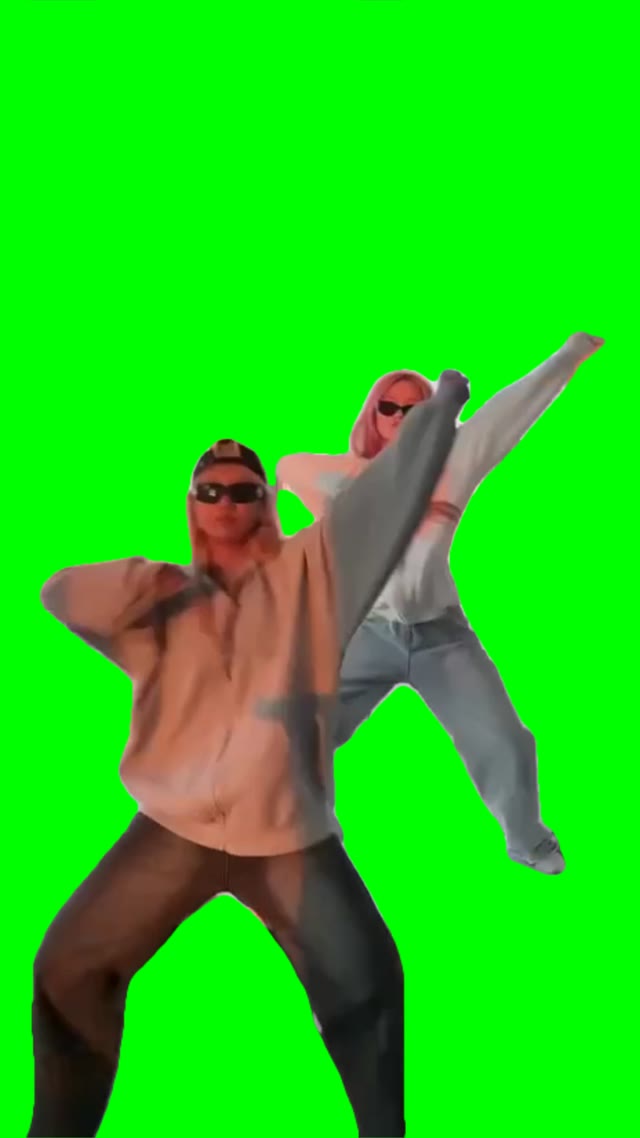 Bruno mars trend dance green screen