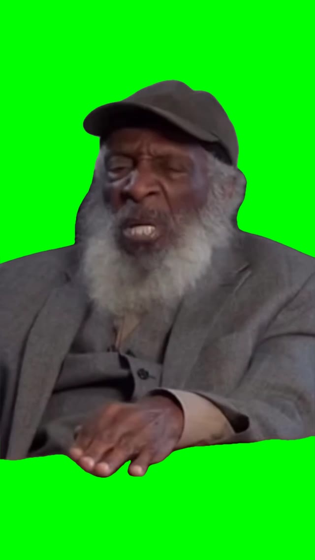 Can you stfu man green screen