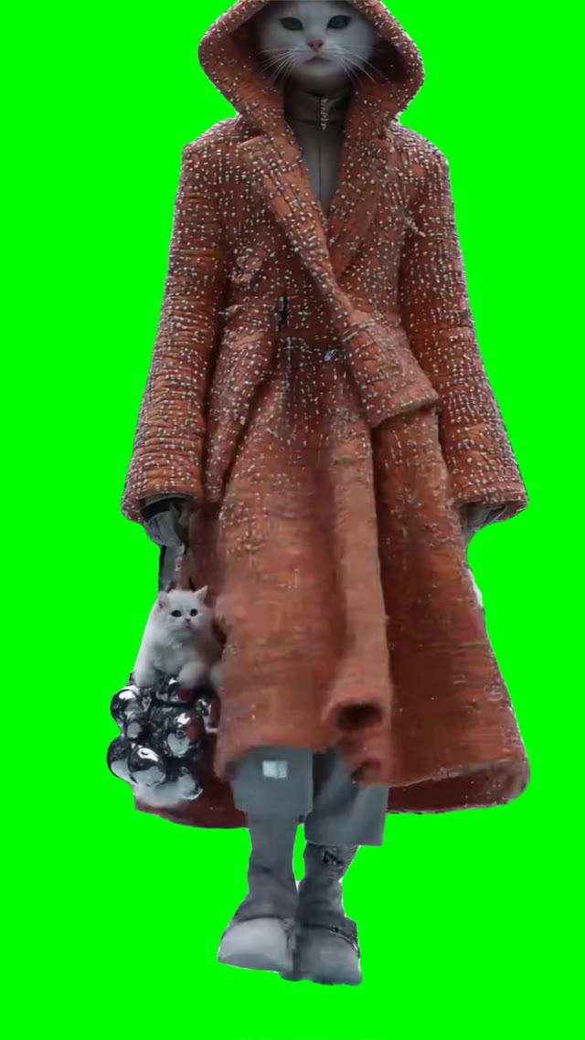 Catwalk green screen