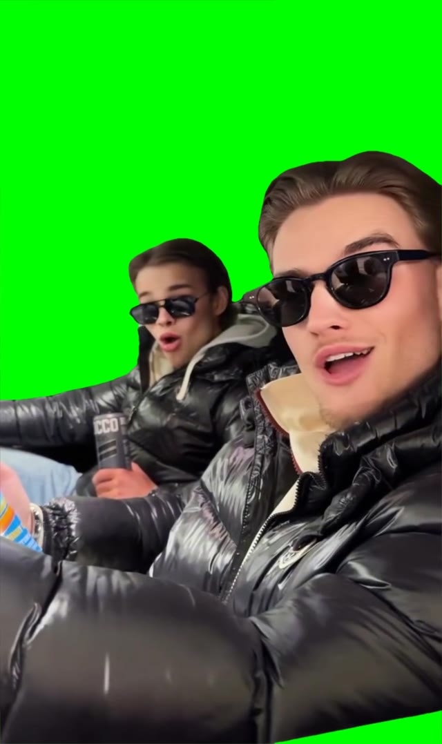 Chad head bopping green screen