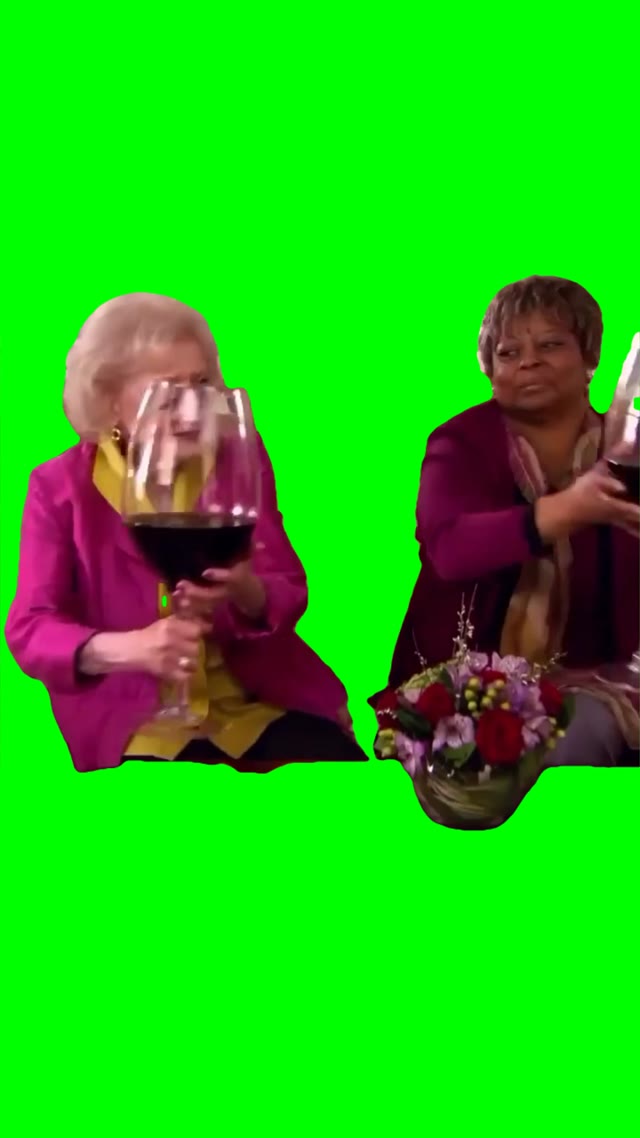 Cheers green screen
