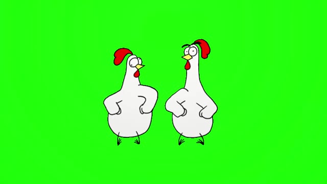 Chicken Dance green screen