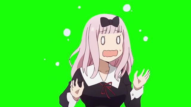 Chika Fujiwara green screen
