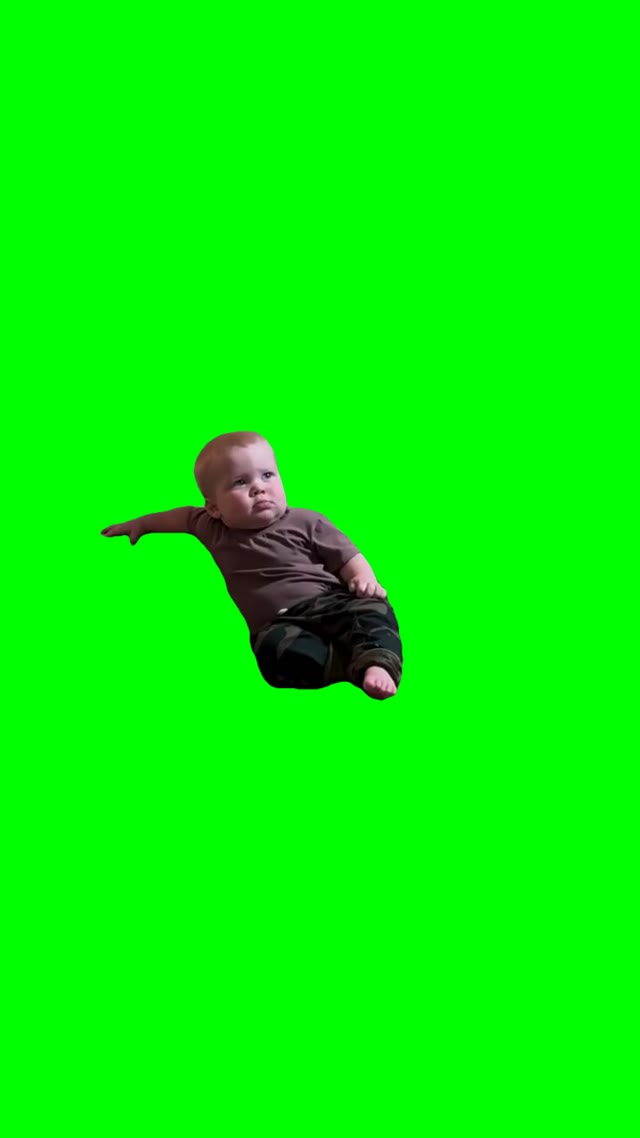 Chilling lil dude green screen