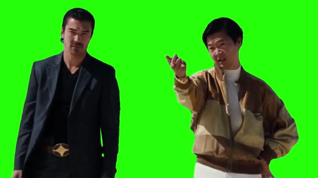 Chow Give Me Money green screen