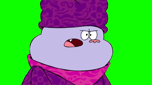 Chowder comedy gold green screen