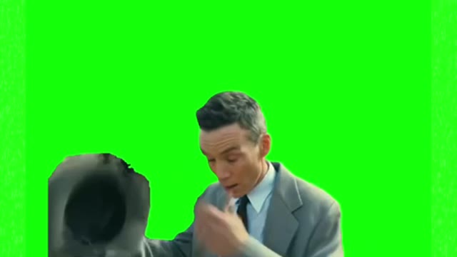 Cillian Murphy Frustrated green screen