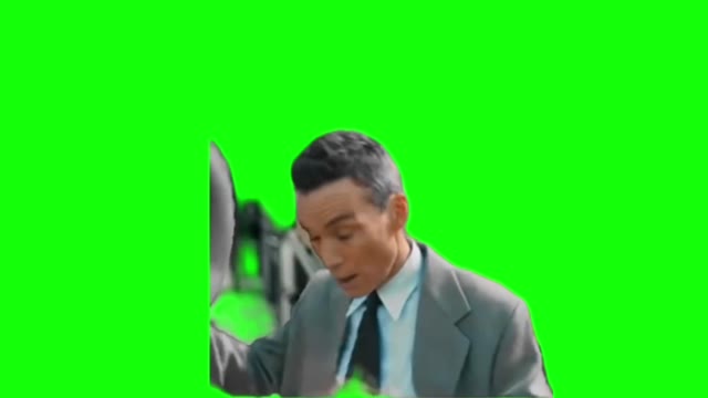Cillian Murphy frustrated green screen