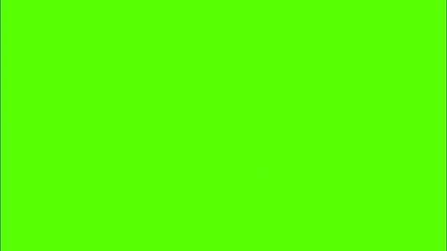 Circular lines Animation green screen