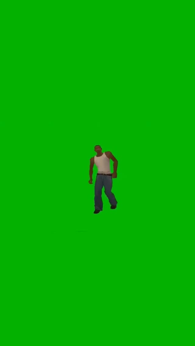 Cj Default Dance green screen