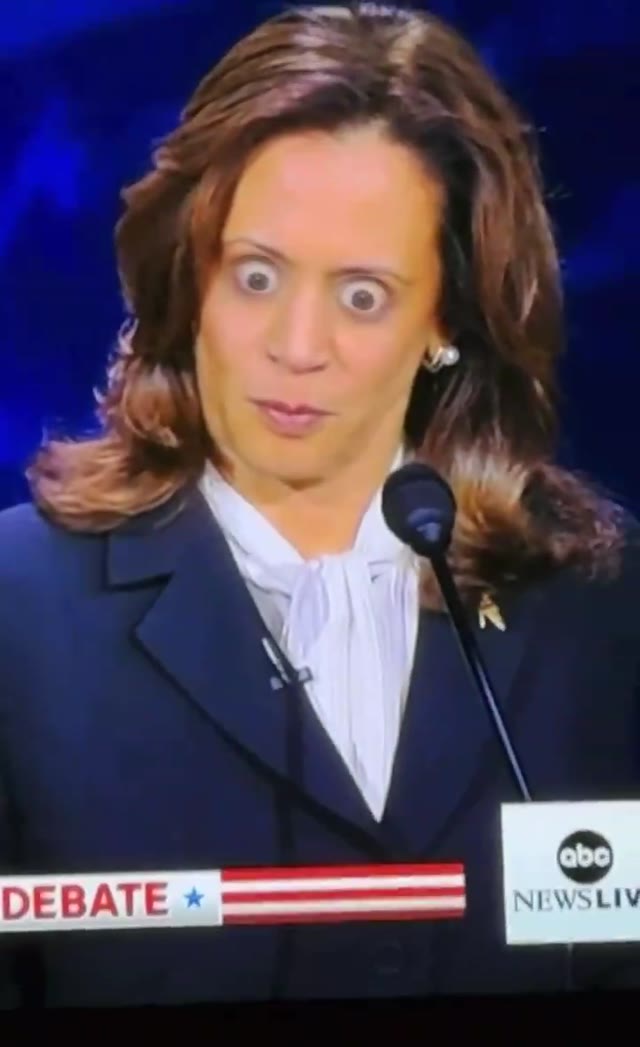 Confused kamala green screen