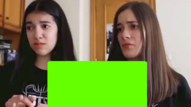 Crying Girls green screen