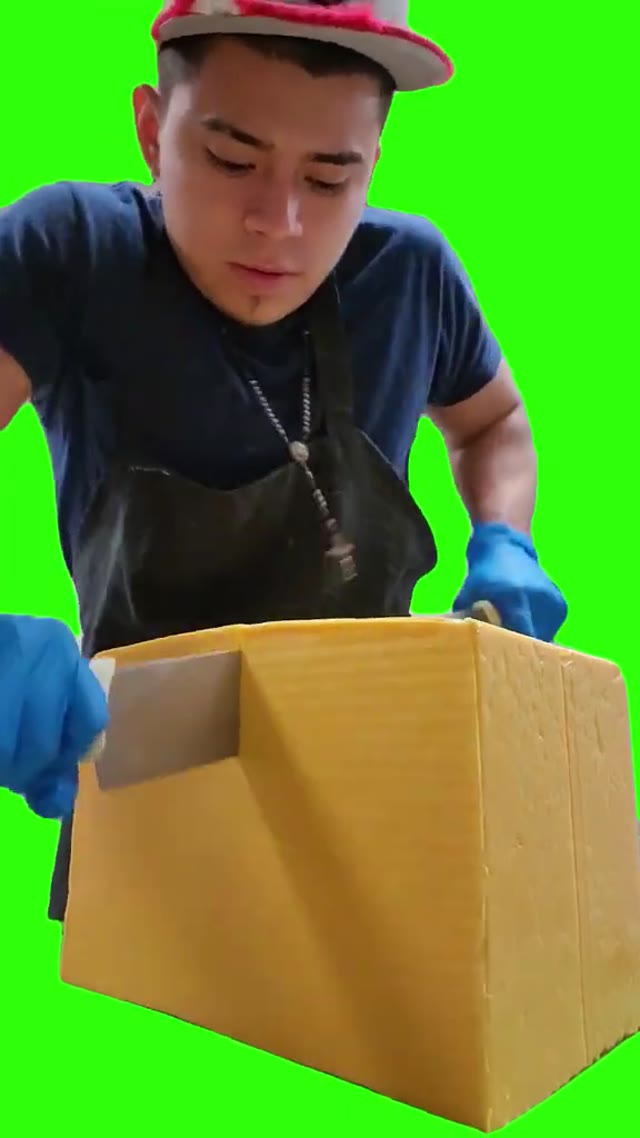 Cutting Cheese Tik Tok green screen