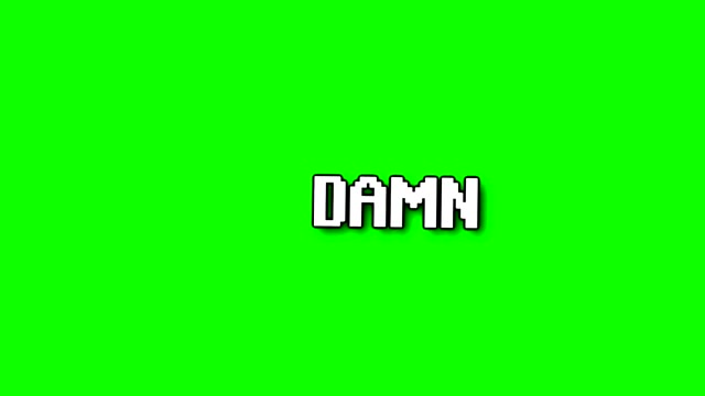 Damn green screen