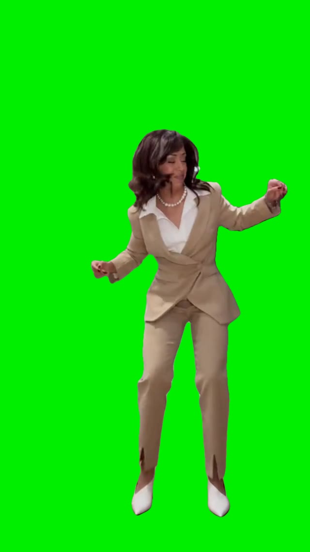 Dance party with Beyoncr green screen