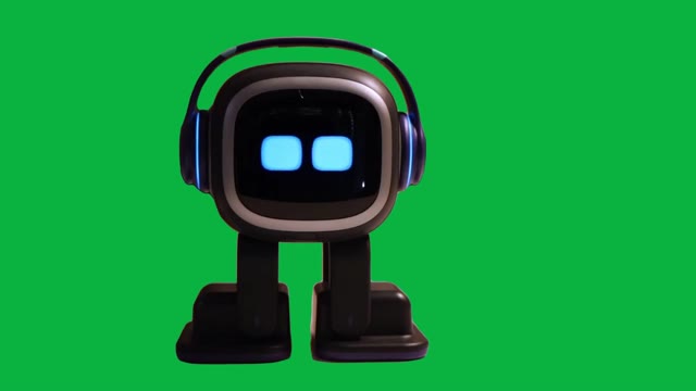 Dancing Robot green screen