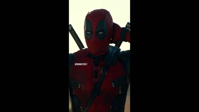 Deadpool Suprised green screen