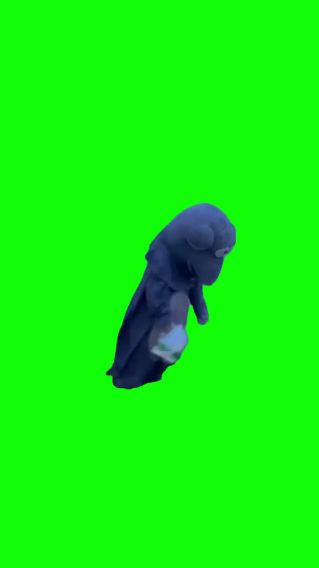 Depressed Rat green screen