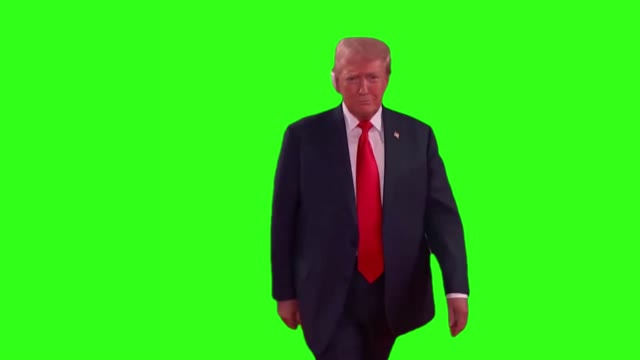 Donal Trump Phonk Walk green screen