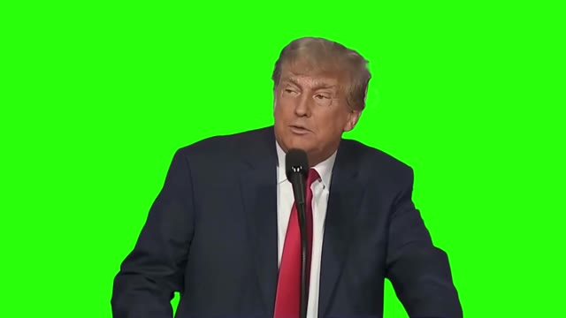 Donald Trump Sings I Dont Want to Set the World on Fire green screen